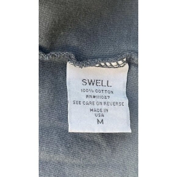 Swell Women's Cotton Cutout Tank Top Black size S M - Picture 12 of 12